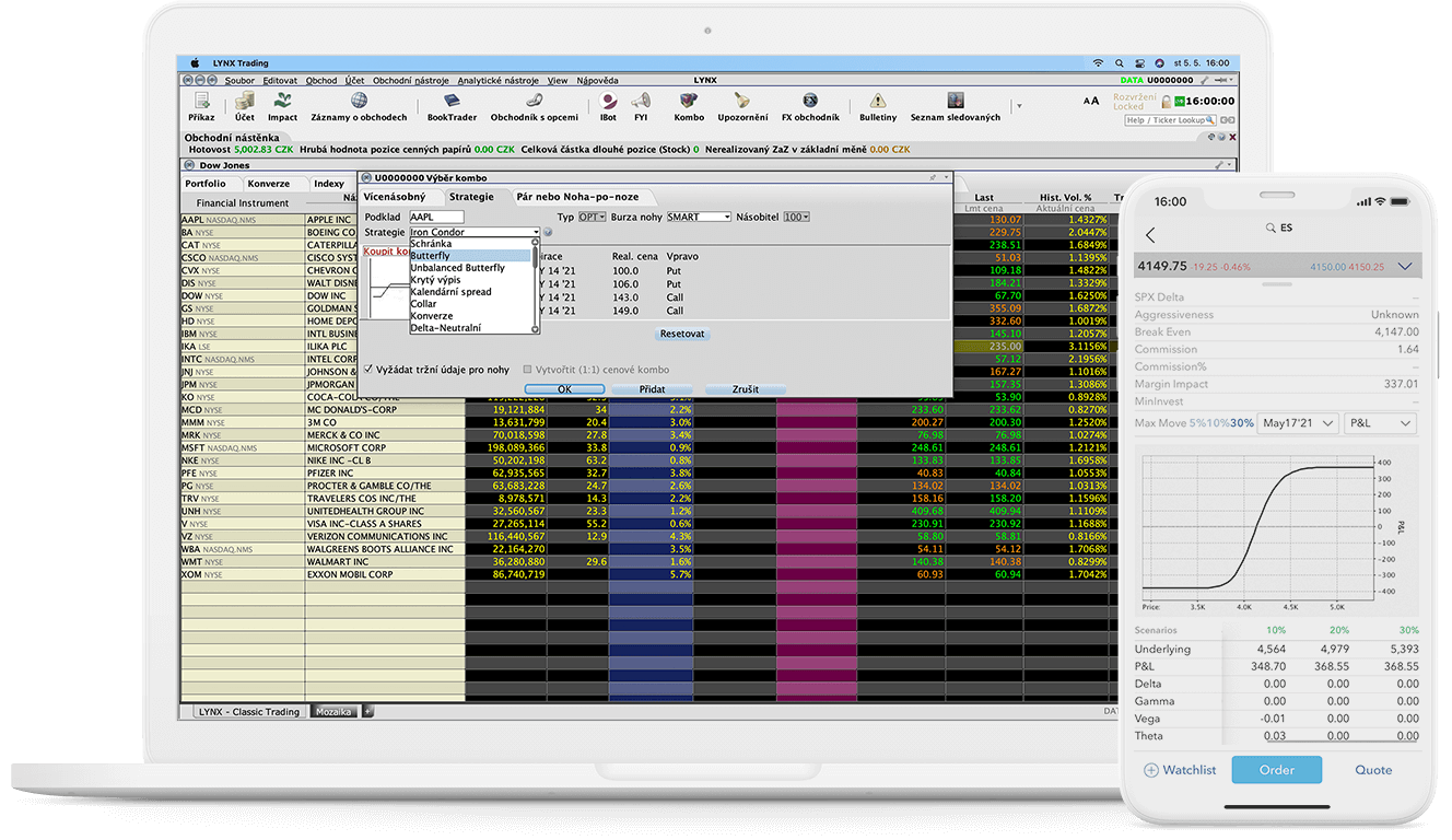 Trading nástroj: ComboTrader