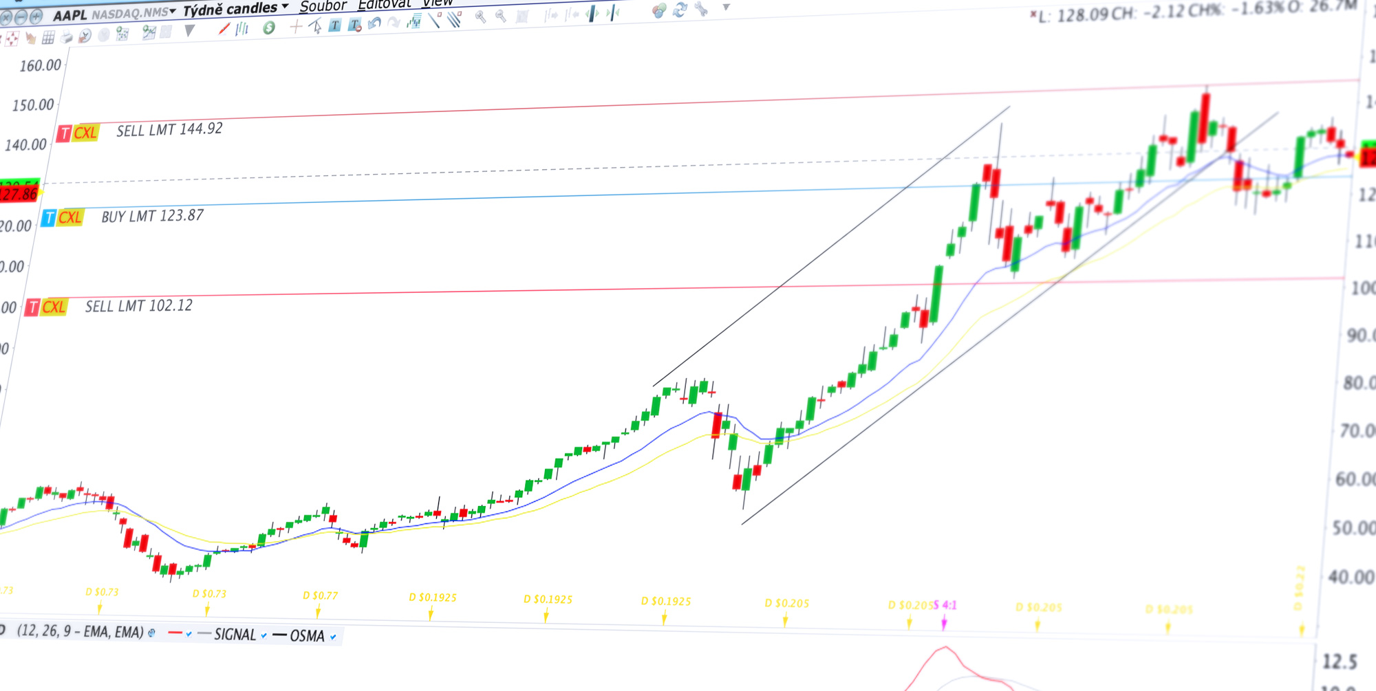 Obchodné moduly pre profesionálov v pracovnej stanici Trader